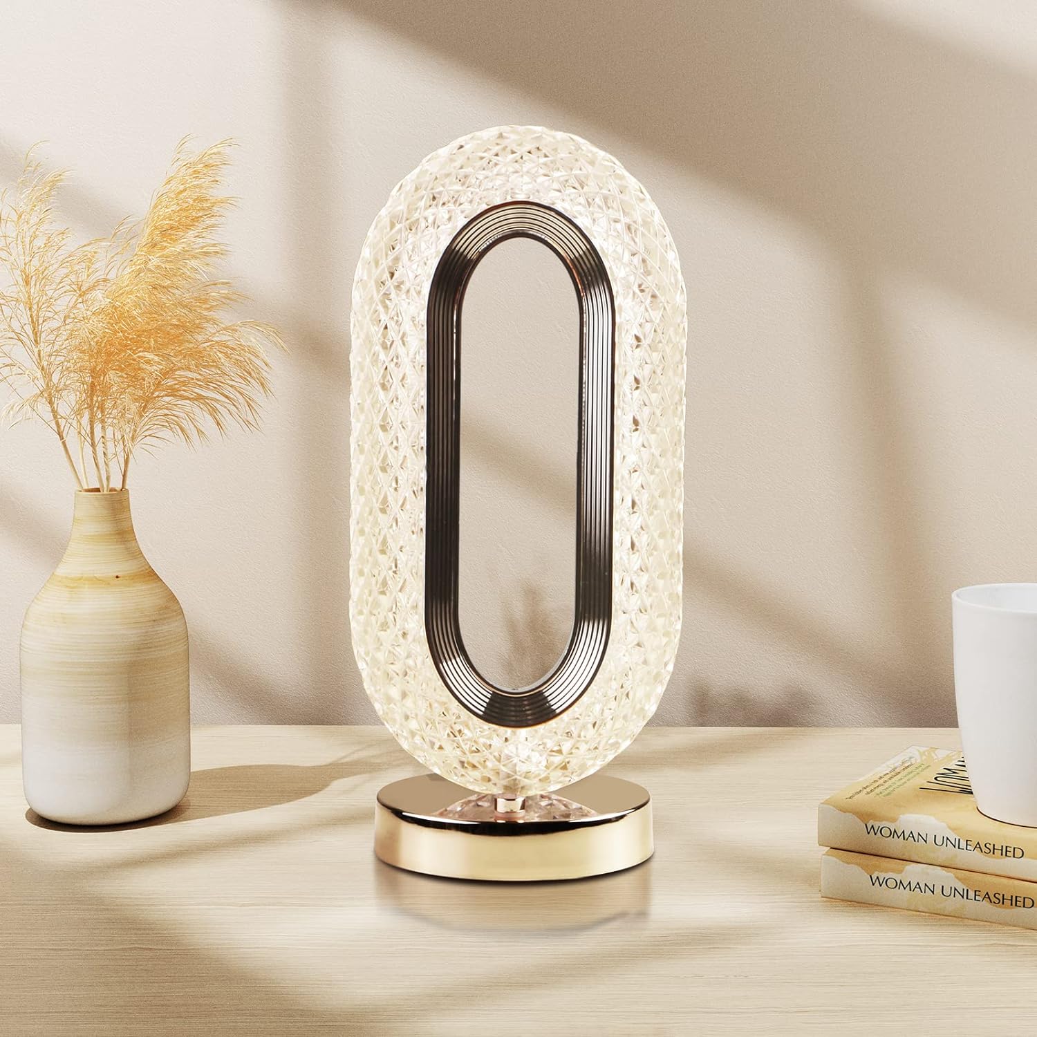 6878 Touch Control Crystal Table Desk Lamp, 3-Way Dimmable Light, USB Rechargeable Crystal Diamond Table Lamp, Exquisite Night Stand Light Lamp Beside Lamp for Bedroom Living Room, Decorative Desk Lamp 6878 Touch Control Crystal Table Desk Lamp, 3-Way Dimmable Light, USB Rechargeable Crystal Diamond Table Lamp, Exquisite Night Stand Light Lamp Beside Lamp for Bedroom Living Room, Decorative Desk Lamp